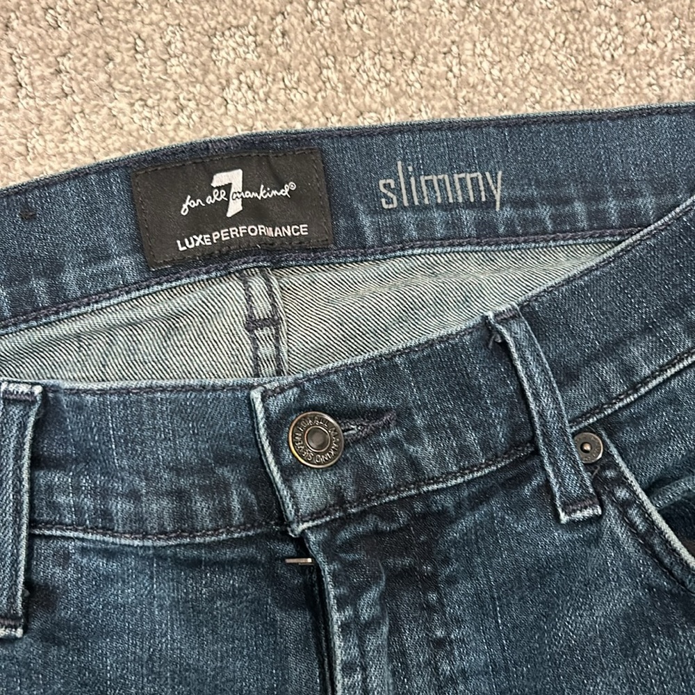 7 For All Mankind Men’s Slimmy Jeans - Picture 4 of 5